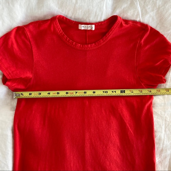 Orange t-shirt Rag & Bone - Picture 6 of 12